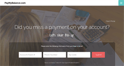 Desktop Screenshot of paymybalance.com